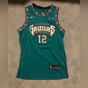 Teal Vancouver Grizzlies Basketball Jersey Ja Morant throw back